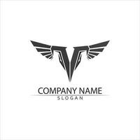 falcon logo template vector