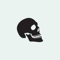 crânio e ossos ícone logotipo Projeto vetor gráfico ilustração símbolo
