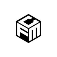fmc carta logotipo Projeto dentro ilustração. vetor logotipo, caligrafia desenhos para logotipo, poster, convite, etc.