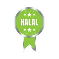 halal certificado distintivo, halal Comida certificado fita distintivo, halal produtos certificação carimbo vetor