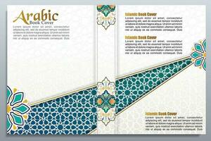 árabe padronizar livro cobrir projeto, islâmico artes vetor