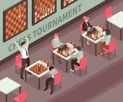 xadrez torneio ilustração vetor