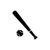 beisebol plano estilo vetor ícone