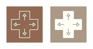 ícone de vetor de teclas de direção exclusivo