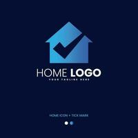 vetor real Estado vetor logotipo modelo moderno casa e propriedade logotipo