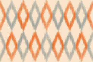 étnico ikat tecido padronizar geométrico estilo.africano ikat bordado étnico oriental padronizar motivos Castanho creme fundo. resumo,illustration.texture,vestuário,scraf,decoração,tapete,seda. vetor