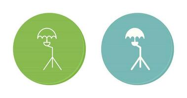 ícone de vetor de suporte de guarda-chuva exclusivo