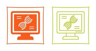 ícone de vetor de teste de dna