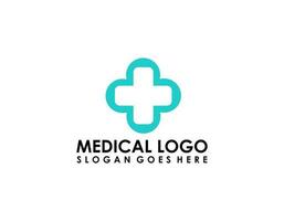 médico saúde Cuidado logotipo Projeto vetor