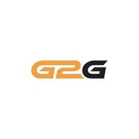 carta g2g logótipo logotipo Projeto vetor