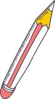 ilustração do uma lápis. vetor