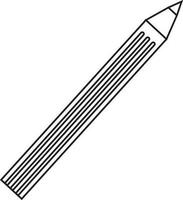 de madeira lápis ícone dentro ilustração para Educação ou escrita. vetor