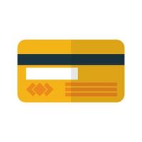 desenho vetorial de cartão de crédito isolado vetor