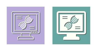 ícone de vetor de teste de dna