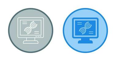 ícone de vetor de teste de dna