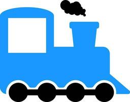 vetor placa ou símbolo do vapor trem motor.