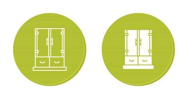 ícone de vetor de gaveta de armário