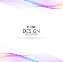 Negócio abstrato elegante onda fundo ilustração vector