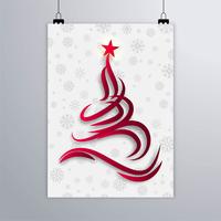 Vetor de fundo colorido de cartão feliz Natal