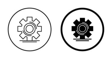 ícone de vetor de configuração