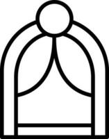 design de ícone de vetor de arco