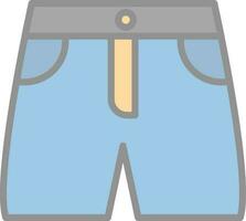design de ícone de vetor de shorts