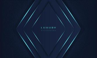 abstrato quadro azul escuro conceito de design de luxo fundo de inovação