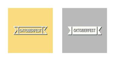 ícone de vetor de banner da oktoberfest