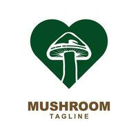 cogumelo logotipo, retro minimalista projeto, Comida vetor, cogumelo plantar, ícone ilustração símbolo vetor
