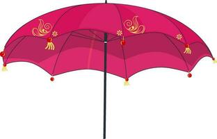 isolado ilustração do guarda-chuva. vetor