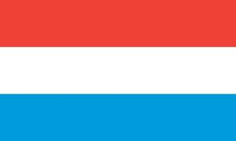luxemburgo oficialmente bandeira vetor
