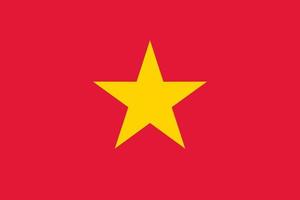 vietnã oficialmente bandeira vetor