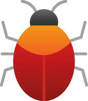 design de ícone de vetor de bug