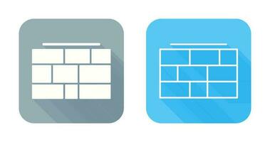 ícone de vetor de parede de tijolos