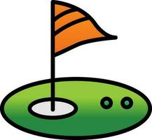 design de ícone de vetor de golfe
