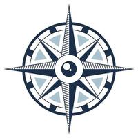 ícone de bússola náutica vetor
