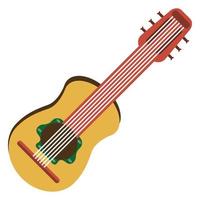 instrumento musical de guitarra vetor