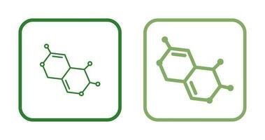 ícone de vetor de molécula