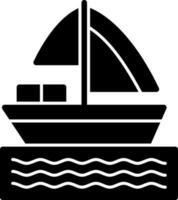 design de ícone de vetor de barco