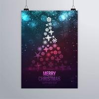 Vetor de fundo colorido de cartão feliz Natal