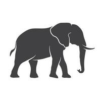 elefante silhueta logotipo ícone vetor. elefante símbolo. vetor ilustração