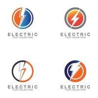 logotipo do vetor flash thunderbolt