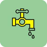 design de ícone de vetor de torneira de água