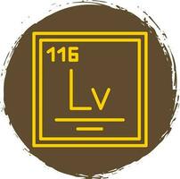 Livermorium vetor ícone Projeto
