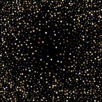 muitas estrelas caindo de ouro confete de fundo vector