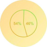 ícone de vetor de estatísticas de candidato