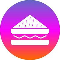 design de ícone de vetor de sanduíche