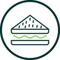 design de ícone de vetor de sanduíche