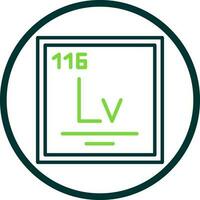 Livermorium vetor ícone Projeto