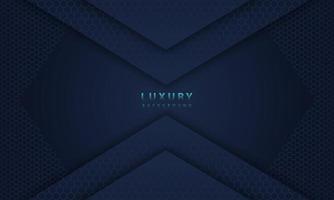 abstrato quadro azul escuro conceito de design de luxo fundo de inovação vetor